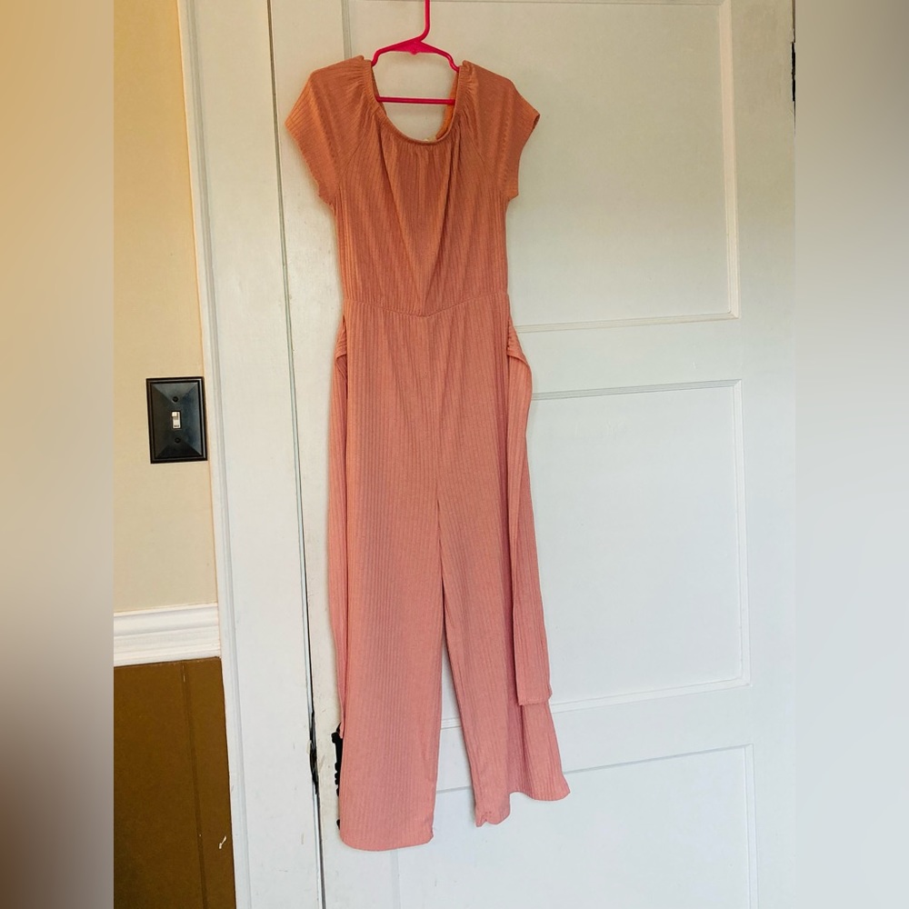 Girls Pinc Romper size 8